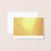 Dorée Carte d'invitation Swan golden 50e anniversaire (Derrière avec enveloppe)