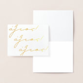 Dorée Carte d'ordination grecque orthodoxe Axios (Affichage)