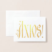 Dorée Carte d'ordination grecque orthodoxe Axios (Devant avec enveloppe)