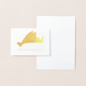 Dorée Carte du vignoble de Marthas avec des noms (Affichage)