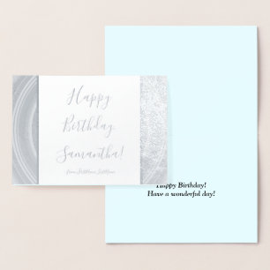 Dorée Carte élégante et sophistiquée "Joyeux anniversair