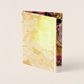 Dorée Carte en aluminium (Devant)