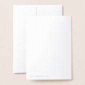 Dorée Carte en feuille d'argent (45e anniversaire) par d (Derrière avec enveloppe)