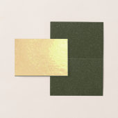 Dorée Carte en feuille d'or avec intérieur en mousse sci (Affichage)