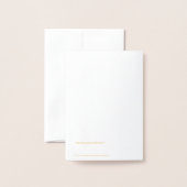 Dorée Carte enfant de hockey (Derrière avec enveloppe)