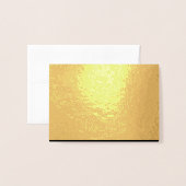 Dorée Carte Foil (Devant avec enveloppe)