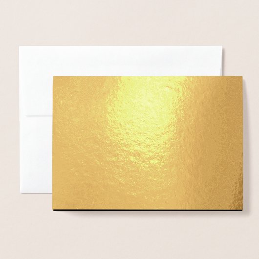Dorée Carte Foil (Devant avec enveloppe)