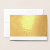 Dorée Carte Foil (Derrière avec enveloppe)