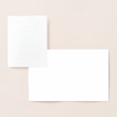 Dorée Carte Foil (Affichage)