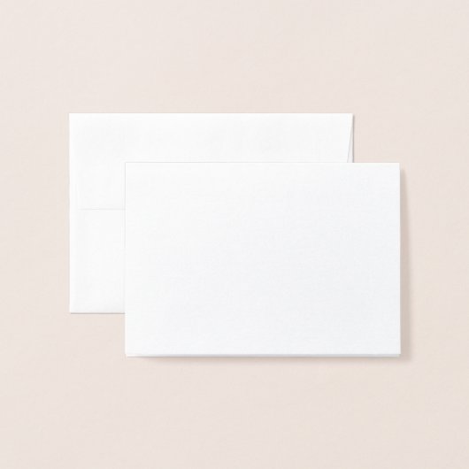 Dorée Carte Foil (Devant avec enveloppe)