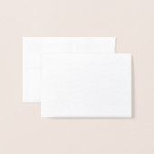 Dorée Carte Foil (Devant avec enveloppe)