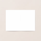 Dorée Carte Foil (Intérieur)