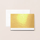 Dorée Carte Foil (Derrière avec enveloppe)