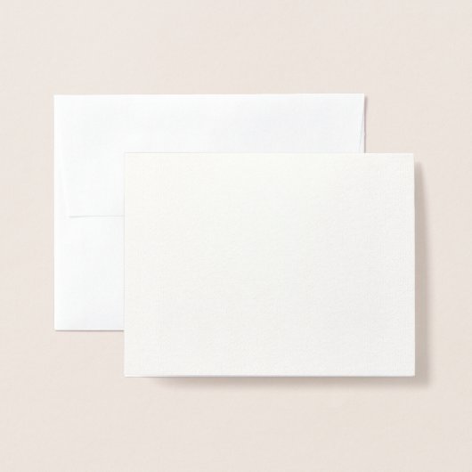 Dorée Carte Foil (Devant avec enveloppe)