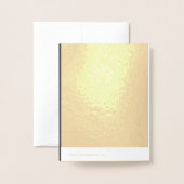 Dorée Carte Foil (Derrière avec enveloppe)