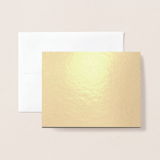 Dorée Carte Foil (Devant avec enveloppe)
