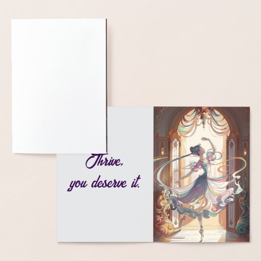 Dorée Carte Foil (Affichage)