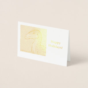 Dorée Carte Foil Aérosteon Happy Holidays