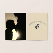 Dorée Carte Foil Bienvenue (Intérieur)