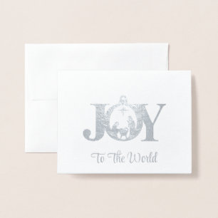 Dorée Carte Foil de Noël