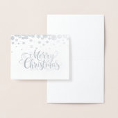 Dorée Carte Foil de Noël (Affichage)