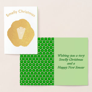Dorée Carte Foil de Noël Bruxelles Sprout