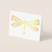 Dorée Carte Foil Dragonfly (Devant)