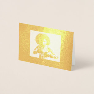 Dorée Carte Foil Femme sans limites