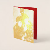 Dorée Carte Foil Merci (Devant)