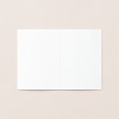 Dorée Carte Foil Music G Clef (Intérieur)