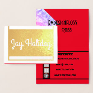 Dorée Carte Foil RMdesignflo55