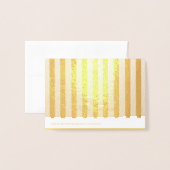 Dorée Carte Foil triée (Derrière avec enveloppe)