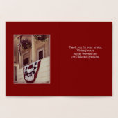 Dorée Carte Gold Merci pour les anciens combattants (Intérieur)