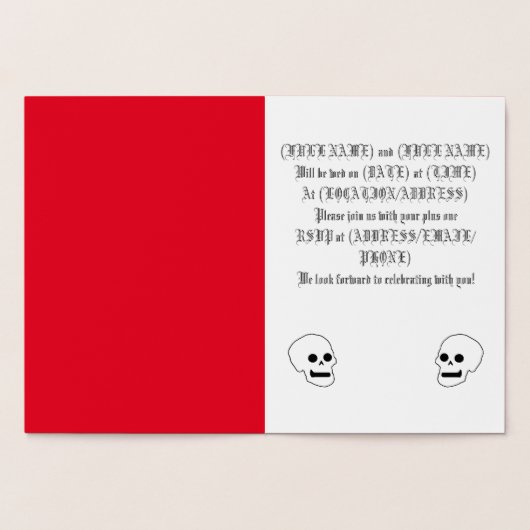 Dorée Carte Goth Foil (Intérieur)