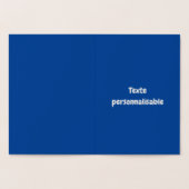 Dorée Carte Joyeux Anniversaire en feuille d'aluminium (Intérieur)