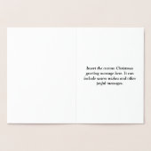 Dorée Carte "Joyeux Noël à ma tante" (Intérieur)