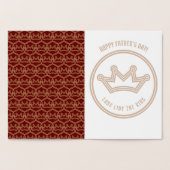 Dorée Carte King Papa Foil (Intérieur)
