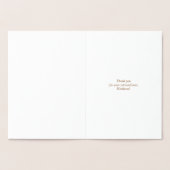 Dorée Carte Medase Adinkra (Intérieur)