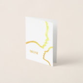 Dorée Carte métallisée Mini (8,9 cm x 12,7 cm) (Devant)