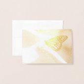 Dorée Carte Monarque conviviale (Devant avec enveloppe)