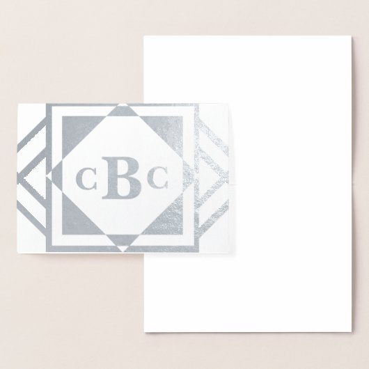 Dorée Carte monogramme HAMbyWG (Affichage)