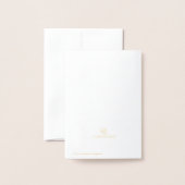 Dorée Carte Sainte Vierge Marie (Derrière avec enveloppe)