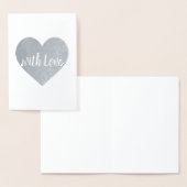 Dorée Carte sur papier kraft pour toute occasion. (Affichage)