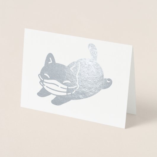 DORÉE CHAT ADORABLE AVEC CARTE D'ALIMENTATION DU VISAGE (Devant)