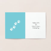 Dorée Chat avec carte à huile Empreinte de patte (Intérieur)