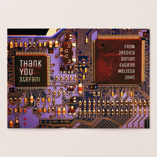 Dorée Circuit imprimé électronique de carte PCB violet e (Intérieur)