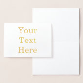 Carte dorée Standard (12,7 cm x 17,8 cm) (Affichage)