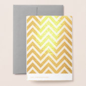 Dorée Elégant Gold Foil Graduation Carte Félicitations (Derrière avec enveloppe)