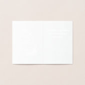 Dorée Élégante carte mini-Mariage (Intérieur)