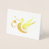 Dorée Félicitation ! Carte Foil Grand-Mère (Devant)